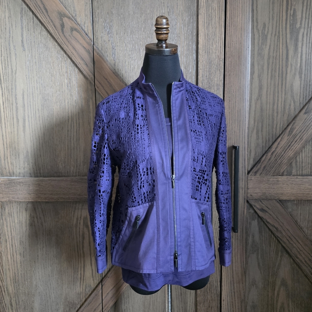 Akris Lace Jacket Set